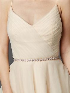 "Rose Gold Bridal Belt with Genuine Preciosa Crystals! 100% Rose Gold Slender Bridal Belt with unique links of Genuine Preciosa Crystals wraps almost fully around the waist of your gown (front and back). This crystal and rose gold bridal belt brings you this beautiful couture styling. Slip on this sleek belt aglow with genuine Preciosa crystals and give your wedding gown a one-of-a kind designer look! This ivory ribbon sash is a must-have addition! If your dress is white simple change out the ri Rose Gold Belt, Rose Gold Headband, Rose Gold Hair Vine, 100 Roses, Gold Hair Vine, Beautiful Bridal Hair, Bridal Sash Belt, Rhinestone Rose, Special Occasion Hairstyles