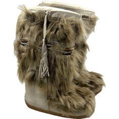 Modes Tan Beige Faux Fur Slip On Boots Tassel Snow Womens Size Eur 41 Us 9.5 Gently Used Condition. Slip On Boots, Winter Rain, Rain Boots, Faux Fur, Tassels, Slip On, Womens Sizes, Women Shoes, Boots