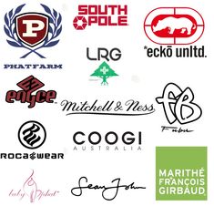 Trending brands in the 2000s Y2k Brands List, 2000s Brands, Y2k Brands, 2000s Logo, 2000s Things, 00’s Fashion, Fashion Logos, 2000s Trends, 90s Rappers