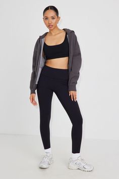 Clean Legging, Jet Black Sweat-resistant, 4-way Stretch Activewear For Yoga, Black Activewear With Ribbed Waistband For Workout, Compressive Activewear With Ribbed Waistband For Gym, Solid Sportswear Activewear With Ribbed Waistband, Athleisure Leggings For Pilates, Athletic Fit Moisture-wicking Yoga Pants, Moisture-wicking Sportswear Leggings For Light Exercise, Sporty 4-way Stretch Yoga Pants For Gym, Moisture-wicking Leggings For Light Exercise