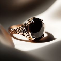 Onyx Rings Women, Black Onyx Jewelry, Onyx Jewelry, Black Onyx Ring, Onyx Ring, 925 Silver Rings, Silver Band, Black Onyx, Women Rings