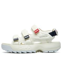 (WMNS) Fila Fusion T12W125403FPT (Women's) Stylish Sneakers, Perfect Pair, Your Perfect, Snow White, Sandals, Sneakers, White