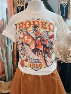 All things western. This tee is perfect for any rodeo during any season! Crew Neck | Short Sleeve | Unisex Fit Bella Canvas Material: 100% CottonSmall (2/4) | Medium (6/8) | Large (10/12) | XL (14/16) | 2XL (18/20) Pet Hair, Canvas Material, Online Purchase, Rodeo, Bella Canvas, Crew Neck, Let It Be, Canvas