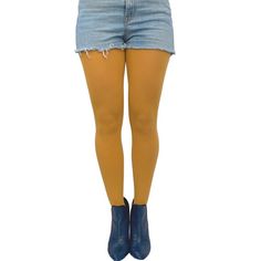 Check out our trendy color mustard tights designed exclusively for the plus-size lady. They have a deeper body rise; wider thigh fit; re-designed waistband; flat seams; light leg support, to enhance the overall comfort. Now available in this beautiful, rich mustard shade. . We offer a wide range of colored opaque tights. Add a little pep to your step with our plain tights. Bring fun and color to your wardrobe. Our fashion solid color opaque tights are a high quality due to the use of 3D yarn, kn Mustard Tights, Orange Tights, Daphne Costume, Tattoo Tights, Tights For Women, Plus Size Tights, Pink Tights, Colored Tights, Leg Support