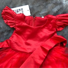 Nwt Baby Girls Toddler Tutu Du Mound Dress Gorgeous Red Dress Smoke-Free And Pet Free Home Fast Shipping Open To Reasonable Offers Cute Red Holiday Dress For Dress-up, Short Sleeve Princess Dress For Party, Solid Color Short Sleeve Princess Dress For Party, Princess Dress With Short Sleeves For Party, Red Princess Dress For Holiday, Cute Red Princess Dress For Spring, Cute Red Princess Dress For Dress-up, Cute Red Sleeveless Princess Dress, Cute Red Princess Dress With Ruffles