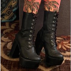 Size 8 Black Platform Boots In Pretty Good Condition Black Platform Boots, Madden Girl Shoes, Black Platform, Kendall Kylie, Girl Shoes, Kendall + Kylie, Madden Girl, Platform Boots, Pretty Good