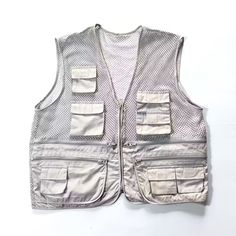 Block Plaza Multi-pocket Mesh Tactical Vest Tag: Block plaza Size fits Medium measurements armpit 20.5 nches, top of back collar to bottom 23 inches, condition: good used condition 7.5/10, no tears or stains , got a defect near pocket (please refer to photos) main colour : grey Additional: ● All Measurements were done on a flat floor. ● Please don't expect this item's condition to be 100% like new unless mentioned. ● Please do not hesitate to contact me if you have any inquiries. ● No returns & Mesh Vest, Tactical Vest, Mens Vests, Vest Outfits, Main Colors, Mesh, Mens Outfits, Collar, Music Clothes