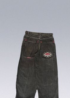 Vintage JNCO Jeans Y2K These Jnco Y2K Jeans feature a classic design that captures the essence of the 2000s fashion scene. With their wide leg, relaxed fit, and distinctive stitching, these jeans are a statement piece that will set you apart from the crowd. The attention to detail in the design ensures an authentic and unique look. - Details: 100% Cotton Super high quality and details Delivery within 2 weeks ☞ View MoreBranded Streetwear 90s Black Wide Leg Cargo Jeans, Black Flare Jeans For Streetwear, Black Wide Leg Y2k Jeans, Black Y2k Wide Leg Jeans, Vintage Cargo Jeans For Spring Streetwear, Vintage Spring Cargo Jeans For Streetwear, Y2k Washed Black Bottoms With Pockets, Y2k Black Denim Flare Jeans, Grunge Wide Leg Flare Jeans With Pockets