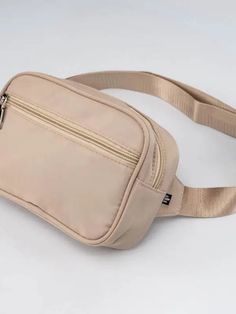 Front zip pocket, inside zip pocket, built in card wallet, adjustable strap Belt Bag, Card Wallet, Zip Pockets, Adjustable Straps, Built In, Wallet, Cream, Clothes