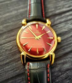 RARE Roamer Brevete Dauphine Swiss Mens Mechanical Watch RED Teaked Dial Serviced Runs Perfect FREE 30 DAY RETURNS FREE SHIPPING, BUY WITH CONFIDENCE! 30 Day Free Returns: All Returned new and used Items Need to be cleaned, Inspected and Re-stocked And Are Subject To A 10%-50% Fee at our discretion. Red Analog Watch For Formal Occasions, Timeless Red Watch Accessories, Formal Red Analog Watch, Classic Red Watch For Formal Occasions, Classic Red Watches For Formal Occasions, Classic Red Formal Watch, Timeless Red Watch Accessories For Formal Occasions, Red Timeless Formal Watch Accessories, Timeless Red Formal Watch Accessories