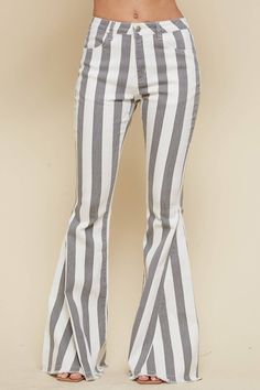 Striped Denim, Denim Flare Jeans, Boutique Sales, Classic Jeans, Deep Teal, Bell Bottom, Denim Flares, Boho Tops, Denim Wash