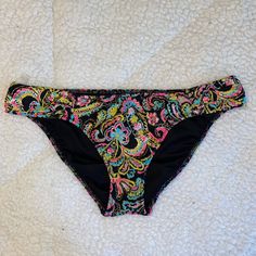 - Victoria’s Secret Bikini Bottom - Worn Only Once! In Amazing Condition, Looks Brand New - Shine On It - Several Colors Within In Fitted Multicolor Swimwear Brief, Fitted Multicolor Brief Swimwear, Fitted Multicolor Swim Briefs, Victoria's Secret Beach Swimwear Briefs, Victoria's Secret Swimwear Brief For Beach, Victoria's Secret Multicolor Beach Bottoms, Shine On, Victoria Secret Swim, Womens Swim