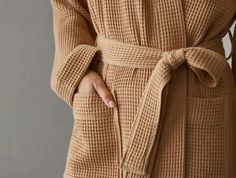 11 Sustainable Robes Made With Soft And Organic Materials - The Good Trade Soft Robes, Be Soft, Wool Dryer Balls, Woven Wrap, Organic Pattern, Cotton Textile, Sustainable Brand, Waffle Weave, Organic Cotton Fabric