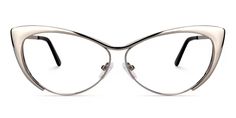 Cateye Silver Glasses | Zeelool Metal Eyeglasses How To Fix Glasses, Queen Tattoo, Eye Fashion, Cat Eye Glasses Frames, Eye Prescription, Gold Glasses, Eye Glasses Frames, Eyeglasses Frames For Women, Blue Glasses