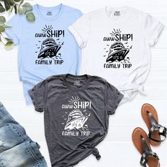 Family Trip Shirt, Family Cruise Shirt, birthday group cruise shirts, Cruise T-Shirts, Funny Cruise Vacation Shirt, Family Matching Shirt. HI! Welcome to my store, I'm delighted to see you here. My store's main goal is to provide you with premium everyday apparel with the best graphic t-shirts. I see you as a friend, not just a customer. I'm sure you'll love my designs. You can order the same design 4XL and 5XL large sizes from the link, please specify the details in the order note.   https://et Casual Summer Tops For Family Trip, Summer Graphic Print Top For Family Trip, Summer Letter Print Tops For Family Trip, Graphic Print Summer Top For Family Trip, Casual Summer T-shirt For Family Trip, Graphic Print Top For Summer Family Trip, Casual T-shirt For Family Trip In Summer, Family Matching Short Sleeve Tops For Family Trip, Casual Letter Print T-shirt For Family Trip