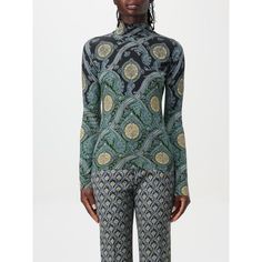 Fall/Winter 2024/2025 Etro Sweater Woman Green Size Type: It Welcome To The Official Luosophy Poshmark Closet! Luosophy Is A Luxury Brand Reselling Company Founded In San Diego, Ca From 2016. All Our Products Are Imported From Italy And Sold In The Usa. We Do Our Best To Provide High Fashion, Luxury Items At Affordable Prices. We Guarantee All Our Products Are 100% Authentic. Shop With Us And You Will Forget About Shopping At Department Or Brand Name Stores. Our Prices Will Easily Beat Their Pri Luxury Jacquard Knit Winter Top, Luxury Jacquard Knit Top For Winter, Elegant Winter Jacquard Knit Tops, Elegant Jacquard Knit Top For Winter, Designer Winter Tops, Designer Jacquard Knit Winter Tops, Designer Long Sleeve Jacquard Knit Top, Designer Jacquard Knit Tops For Fall, Cap Sleeve Sweater