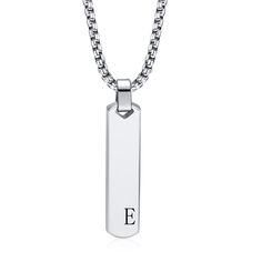 PRICES MAY VARY. How to customize:Step 1: choose color you like,then click"Customize Now"Step 2: Enter the customize info,choose words color and font to preview effect.Step 3: "Add to Cart"to finish your order. Unique Gift：Personalized vertical bar necklace make sense and are timeless. It can be used for celebrate and remember all important and special moments. Nice gifts to someone you admire and love for Father's Day,Graduation,Valentine's Day,Birthday,Christmas,New Year,Wedding,Engagement,etc Initial Bar Necklace, New Years Wedding, Necklaces For Men, Vertical Bar Necklace, Nice Gifts, Initial Necklaces, Vertical Bar, Valentines Day Birthday, Black Plates