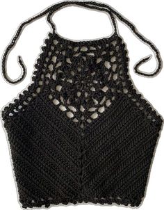 Black Fitted Cropped Crochet Top, Black Sleeveless Casual Crochet Top, Black Casual Sleeveless Crochet Top, Black Sleeveless Crochet Top Casual, Black Crochet Casual Tops, Casual Black Crochet Tops, Casual Crochet Halter Neck Tops, Black Casual Crochet Cropped Top, Black Cropped Casual Crochet Top