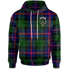 Scottish Morrison Clan Crest Tartan Hoodie Front Side Tartan Plaid Fraser Clan, Hoodie Collection, City Outfits, Sweater Gift, Zip Up Hoodies, Tartan Plaid, Zip Up Hoodie, Hoodie Top, Delivery Man