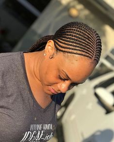 African Cornrows Natural Hair, Straight Up Hairstyles Braids 2024, Yeboyebo Hairstyle, Middle Part Cornrows, Stitched Cornrows, Straight Up Cornrows Black Women, Small Lines Hairstyle, Freehand Hairstyle For Black Women, Small Lines Cornrows With Natural Hair