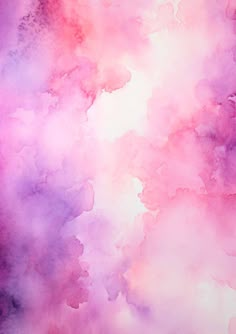 an abstract watercolor background with pink and purple hues on the bottom right corner