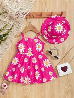 Playful Sleeveless Dress For Spring Vacation, Multicolor Sleeveless Sundress For Babies, Cute Multicolor Sleeveless Dress For Vacation, Cute Sleeveless Beach Dress, Playful Floral Print Sleeveless Summer Dress, Cute Pink Sleeveless Dress For Vacation, Cute Pink Sleeveless Dress, Playful Pink Sleeveless Spring Dress, Beach Floral Sundress For Babies