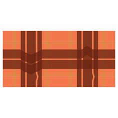 an orange and brown plaid pattern on a white background