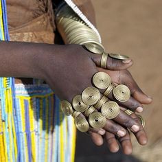 size: 16x16in Photographic Print: Balangida Lelu, Northern Tanzania;The Finery of a Datoga Woman; by Nigel Pavitt :