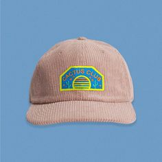 Cactus Club Corduroy Hat Hat With Patch, Cactus Club, Corduroy Cap, Corduroy Hat, Hat Fits, Hat Embroidery, Corduroy Fabric, Embroidered Patch, Embroidered Patches