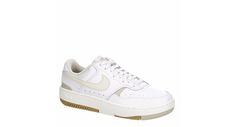 NIKE Womens Gamma Force Sneaker - WHITE Nike Leather Sneakers For Spring, Spring Nike Leather Sneakers, Spring Leather Nike Sneakers, Nike Gamma Force, Rack Room, Rack Room Shoes, Nike Womens, White Nike, White Nikes