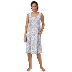 Get a good night of sleep in this Sleeveless Nightgown from Aria, crafted in crisp cotton to keep you cool and comfortable. With the sleeveless design and pleated drop yoke for ease of movement, you will find yourself reaching for this easy, breezy nightie again and again. Size: S.  Color: White.  Gender: female.  Age Group: adult. Cotton Nighties, Cotton Nightgown, Sassy Girl, Pajama Dress, Soft Pajamas, Women's Nightgowns, Girls Pajamas, Night Shirt, Pajamas Women