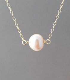 Pink Freshwater Pearl Necklace in both gold fill, rose gold, and sterling silver Four Leaf Clover Necklace, 16 Inch Necklace, Freshwater Pearl Necklace, Sea Pearls, Studio City, Freshwater Pearl Necklaces, Gold Pendant Necklace, Star Pendant, Gold Filled Chain