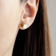 High quality 14K yellow gold earrings with a safe closure, everyday use. This minimalist design is hand-crafted with love and passion. *Free Express International Shipping *Free returns within 14 days from the order date. NEXT BUSINESS DAY SHIPPING! PRODUCT DETAILS *Comes as a pair. *The product is made of 100% 14k Solid Gold and it has a 14K or 585 stamp on item. (We don't sell filled or plated jewelry) *The package includes a gold certificate. *Every package comes in a gift box. *14K gold indi Minimalist Hypoallergenic Earrings For Anniversary, Tiny Modern Gold Earrings, Minimalist Yellow Gold Earrings For Gift, Modern Tiny Earrings For Everyday, Everyday Hypoallergenic Yellow Gold Earrings, Tiny Modern Earrings For Gift, Modern Tiny Earrings For Gift, Minimalist Hypoallergenic Earrings For Gift, Tiny Modern 14k Gold Earrings