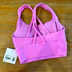 Brand New Never Worn With Tags On True Bra, Purple Bras, Lululemon Bras, Lululemon Energy Bra, Sheer Bra, Strappy Sports Bras, Black Lace Bra, Longline Bra, Lululemon Sports Bra