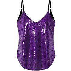 60% Polyethylene, 40% Polyester Pull On Closure Light Stretch For A Comfortable Fit.Enjoy Comfortable Wear Throughout The Day. This Is V Neck Sleeveless Sequin Tank Top Made From Full Sequins Covered For A Beautifully Embellished With A Soft Lined For That Perfect Balance. Adjustable Elastic Strap And Soft Lining Make More Comfortable Fit. Perfect To Match Your Favorite Jeans, Under Sweater, Blazer, Dress Or Jacket Layer This Top Under Other Tops, Or Wear It On Its Own. Occasion: With Sparkle Sh Purple Summer Top For Night Out, Purple Top For Summer Night Out, Purple Summer Tops For Night Out, Purple Tops For Night Out In Spring, Summer Purple Sequined Tops, Purple Casual Tank Top For Party, Casual Purple Tank Top For Party, Purple Summer Party Camisole, Summer Party Purple Camisole