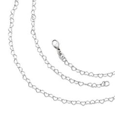 Buy Delicate Connected Hearts Chain for USD 41.00-545.00 | James Avery Valentine's Day Double Heart Chain Necklace With Adjustable Chain, Valentine's Day Double Heart Adjustable Chain Necklace, Dainty Metal Chain Necklace With Heart Pendant, Dainty Metal Heart Necklace With Delicate Chain, Dainty Heart Necklace With Delicate Chain, Delicate Chain Metal Charm Necklace For Valentine's Day, Dainty Heart Necklace With Chain For Valentine's Day, Metal Charm Necklace With Delicate Chain For Valentine's Day, Silver Cable Chain Jewelry For Valentine's Day