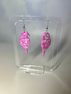 Lorikeet resin earrings.  Available in various colours.  Handmade.  Stainless steel backings.   **free delivery on orders $40 and over** Unique Pink Resin Earrings, Resin Earrings, Jewelry Earrings Dangle, Etsy Earrings, Beauty Book, Dangle Drop Earrings, Dangle Earrings, Etsy Accessories, Free Delivery