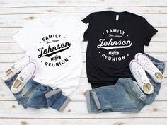 Reunion Shirt Ideas, Family Reunion Shirts Designs, Etsy Tshirt, Family Reunion Shirt, Concert Country, Family Reunion Ideas, Family Reunion Shirts, Reunion Shirts, Honeymoon Shirts