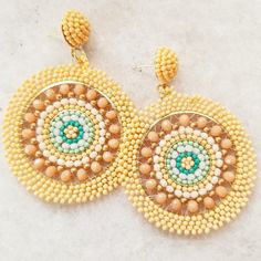 Get You Bohemian Flair On With This Peach Seed Medallion Earrings! *** Price Firm On Boutique Items, Unless Bundled Key Words: Boho, Bohemian, Southwestern, Free People, Spell & The Gypsy, Three Bird Nest, Tribal, Western, Hippie, Festival, Urban, Trendy, Vacation, Vegas, Cruise, Pageant, Poolside, Beach, Dance, Date Night, Coachella, Island, Country Music, Southern, Jewelry, Gift, Jewels, Hand Made, Seed, Dream Catcher, Woven, Seed Bead Cream Bohemian Earrings For The Beach, Bohemian Cream Earrings For Beach, Bohemian Cream Earrings For The Beach, Cream Bohemian Earrings For Summer, Bohemian Cream Earrings For Summer, Summer Bohemian Cream Earrings, Beige Round Summer Jewelry, Beach Beaded Beige Earrings, Yellow Bohemian Beaded Round Earrings