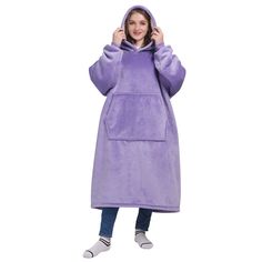 PRICES MAY VARY. 100% Polyester Imported Warmest Blanket: Do you want to embrace warmth in the cold winter? Put on our plush sherpa fleece wearable blanket, you can do it. Our wearable blanket hoodie is the best of a robe and a sweatshirt and a blanket all in one! Perfect for cuddling and a casual pullover for staying warm with friends in cold weather. This hoodie blanket is the perfect thing to put on at the end of the day when you are relaxing. Careful Selection: Our wearable blanket sweatshir Stitch Hoodie Blanket, Oodie Wearable Blanket Avokado, Blanket Hoodie Men, One Direction Blanket Hoodie, Sapnap Purple Hoodie, Blanket Sweatshirt, Big Hoodies, Sweatshirt Blanket, Oversized Blanket