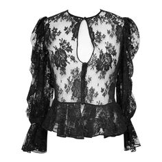 Alexander McQueen black see through blouse shirt Size: S Blouse Shirt, Alexander Mcqueen, Alexander, Shirt Blouses, Fashion Outfits, For Sale, Quick Saves, Clothes, Black