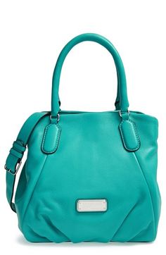 MARC BY MARC JACOBS 'New Q - Fran' Shopper available at #Nordstrom 2015 Trends, Iphone Cover, Summer 2015, Marc By Marc Jacobs, Pebbled Leather, Purses And Handbags, Marc Jacobs, Adjustable Straps, Top Handle Bag