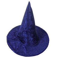 Our handmade Witch or Wizard Costume hat is perfect for your next, event, holiday, play or costume. Each hat is handmade with crushed panne fabric and lined with oxford fabric and felt. This hat fits kids to adults measuring 13.5 inches wide and 13 inches tall.  * Ready to ship in 1-3 days * Available in multiple colors  * Matching Capes available in our storefront * Handmade in the USA SHIPPING: Take advantage of our Flat Rate $4.95 shipping on all orders in the United States. Free shipping on Blue Costume Accessories For Halloween, Adjustable Blue Costume Accessories For Costume Party, Blue Cap Hat As A Gift, Blue Cap As A Gift, Blue Cap As Gift, Adjustable Blue Costume Accessories For Halloween, Blue Costume Hat For Carnival, Adjustable Blue Costume Hats And Headpieces, Blue Party Hats For Winter