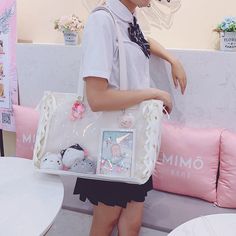 Kawaii Fashion Ita Bag PN2419 ●Size:40*28*13cm . ●Material:pu ●Note:do not include these dolls ●About Shipping: We attach great importance to the orders of each customer and parcel delivery. 1.Processing time: 2-3 business days. 2.Shipping time: 10-15 business days to US, please allow 3-4 weeks shipping to other country.(Shipping times can be affected by variable customs clearance times or public holidays.) Ita Bag, Parcel Delivery, Customs Clearance, Kawaii Fashion, Holidays, Dolls, Pink, Kawaii