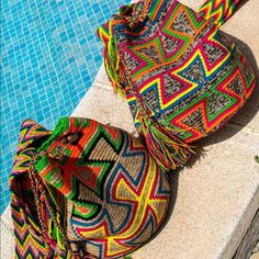 100% Authentic Wayuu Bag Handcrafted By Indigenous Tribe In Colombia. Each Bag Is Unique Art Work That Follows Hundred Years Of Traditions And Believes Of The Tribe. Bag Are Approximately 9 To 13 Inches In Diameter And Depth The Strap Measure Between 32 And 40 Inches. One Of A Kind New Without Tags. Woven Vacation Backpack, Multicolor Backpack For Summer, Multicolor Bucket Shoulder Bag For Festival, Multicolor Satchel Hobo Bag For Vacation, Casual Woven Bags For Festival, Casual Woven Festival Bag, Natural Woven Backpack, Brown Backpack For The Beach, Brown Backpack For Beach