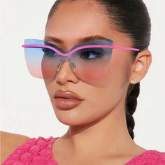 Super Cute And Stylish Ships In 5-10 Business Days Fun Multicolor Sunglasses For Spring, Fun Multicolor Spring Sunglasses, Multicolor Sunglasses For Summer Parties, Cute Blue Sunglasses For Summer, Light Blue Sunglasses For Beach Spring Season, Multicolor Party Sunglasses For Summer, Blue Sunglasses For Spring Beach Season, Blue Sunglasses For Beach Spring Season, Blue Sunglasses For Beach And Spring Season