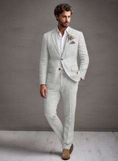 If you're all about switching up your style every day, you absolutely need to check out our Gray Seersucker Suit. Crafted from pure cotton with breathable seersucker fabric, it ensures you stay as cool as a cucumber even when the weather cranks up the heat. Flaunting stylish vertical stripes in shades of gray and white, this suit guarantees that your day is nothing short of fabulous. Whether it's a wedding, the office, a beach bash, or a casual hangout, this suit expects to turn heads and ensure Red Corduroy Jacket, Brown Tweed Suit, Ivory Suit, Corduroy Suit, White Linen Suit, Pure Cotton Suits, Cool As A Cucumber, Beach Bash, Tweed Sport Coat