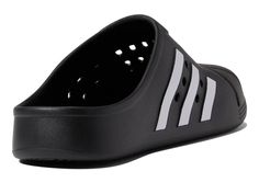 The adidas Adilette Clog - comfortable enough for the gym, cool enough for Instagram. Featuring a soft EVA footbed and sport-inspired design, these iconic slides are perfect for both working out and showing off your casual style in photos. Sporty Breathable Clogs For Sports, Comfortable Slip-resistant Sports Slides, Sporty Synthetic Slip-on Clogs, Sporty Fade-resistant Clogs For Sports, Comfortable Slip-resistant Slides For Training, Sporty Black Fade-resistant Clogs, Adidas Sporty Slides For Training, Adidas Logo Slip-on Slides, Adidas Logo Synthetic Slides For Streetwear