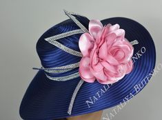 "Vogue hats are perfect for horse racing events, church, the Kentucky derby, weddings, garden tea parties and charity events. There is a tie on the inside of the hat that helps adjust the size from large to small. 100% Brand new, hand made and high quality. Material: Satin Brim is approx. 5.\" Please feel free to ask me any questions or special requests. I have designed & created each piece in my shop. All pieces are securely wrapped & boxed to prevent damage/breakage. Please visit my ot Couture Fascinators, Tea Hats, Barbie Hat, Bridal Hat, Church Suits, Tea Party Hats, Elegant Hats, Cocktail Hat, Kentucky Derby Hat