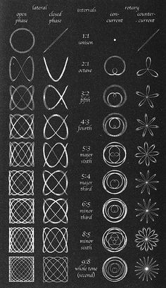 an image of different types of lines and shapes